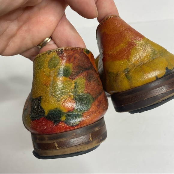 Patricia Nash Fia floral leather multicolor Loafers 6.5 - Picture 11 of 15